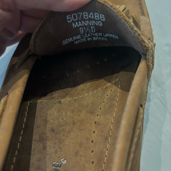 Earth Shoes Manning leather tassel loafers brown SZ 9.5 D NWOT NO BOX - Picture 6 of 13